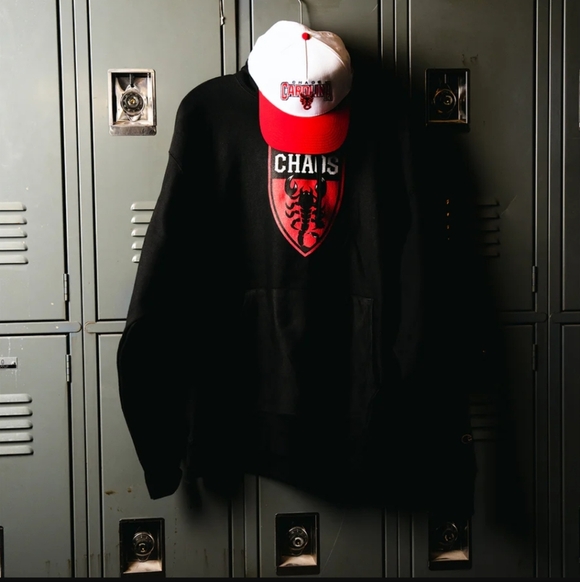 Champion Men's Carolina Chaos Black Hoodie Scorpion Logo Sz XL NWOT - Picture 4 of 13